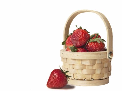 有草莓篮子