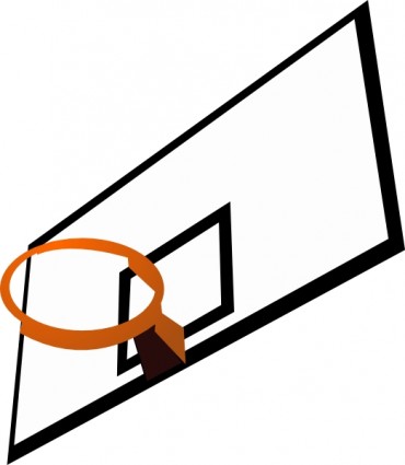 clipart de aro de basquete