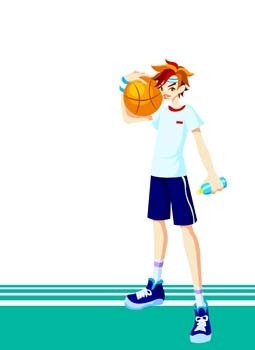 籃球運動向量