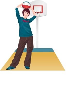 баскетбол спорт вектор