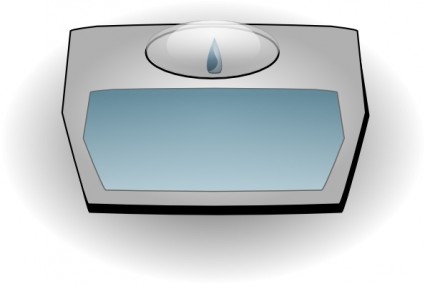 Badezimmer-Skala-ClipArt-Grafik