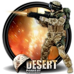 Deserto de campo de batalha de combate