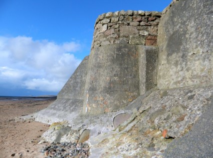 muro di spiaggia