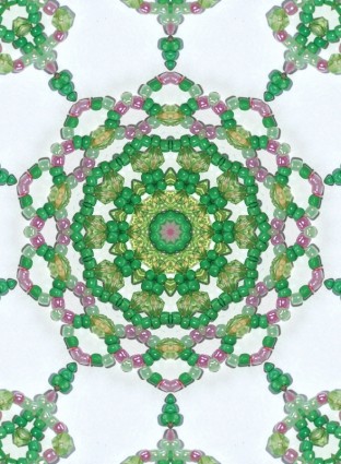 Beaded Green Pattern