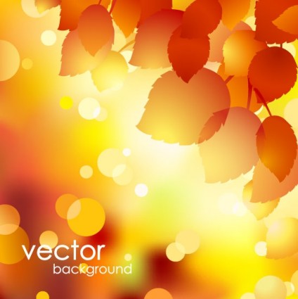 indah musim gugur latar belakang vektor