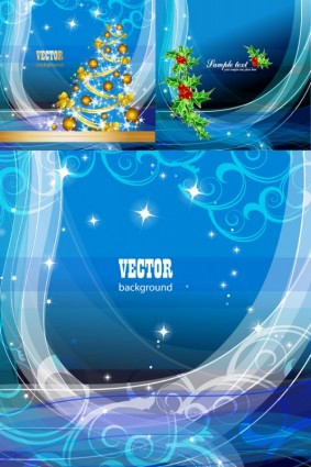 indah Natal latar belakang vektor