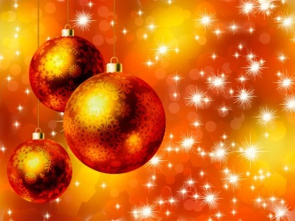 美しいクリスマスのボールのベクトル