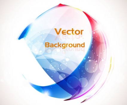 halo berwarna-warni indah latar belakang vektor