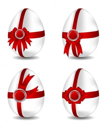 vector de hermosos huevos de Pascua