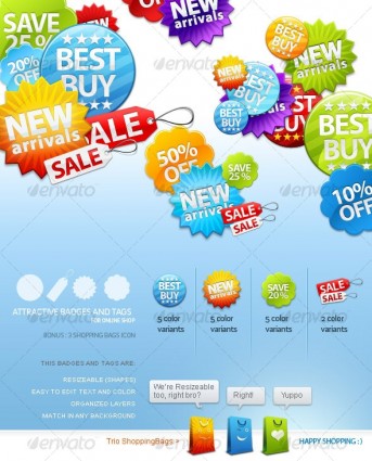 indah ecommerce website dekorasi icon psd berlapis