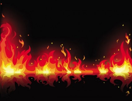 đẹp ngọn lửa vector clip