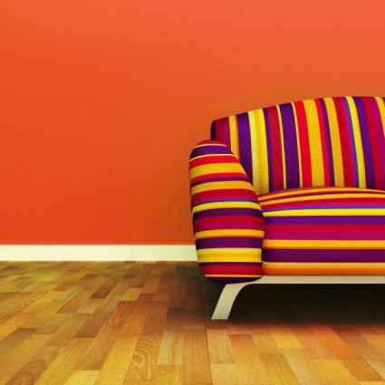sofa dekoratif indoor yang indah hd gambar