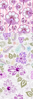 Beautiful Purple Background Pattern Vector
