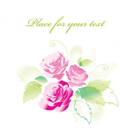 vector de rosas hermosas tarjetas de felicitación