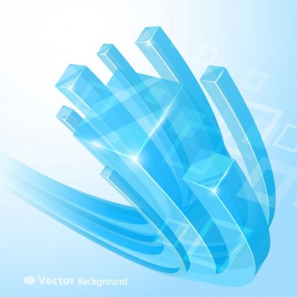 Beautiful Vector Background Cube