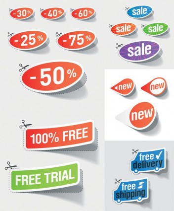 Beautiful Vector Stickers Discount Sales