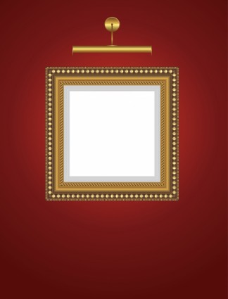 Beautifully Ornate Pattern Picture Frame Vector