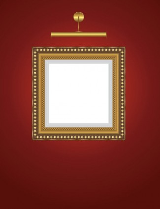 Beautifully Ornate Pattern Picture Frame Vector