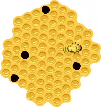 خلية النحل قصاصة فنية