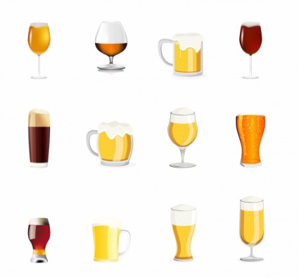 ícones de cerveja