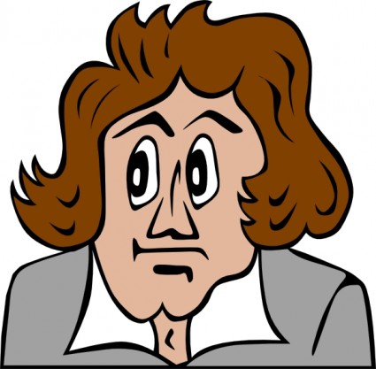 ClipArt cartone animato di Beethoven