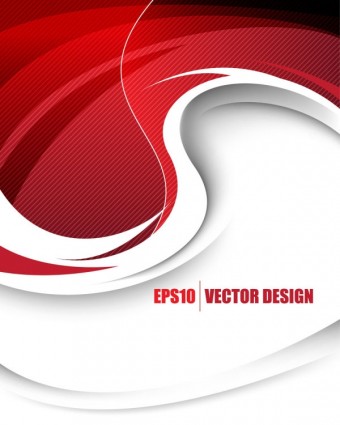 Behind The Red Background Vector