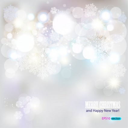 Behind The Snowflake Background Vector