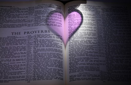 cuore di Bibbia proverbi