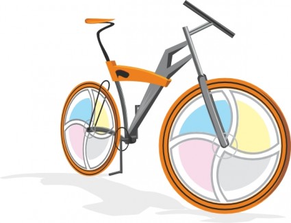 xe đạp clip nghệ thuật