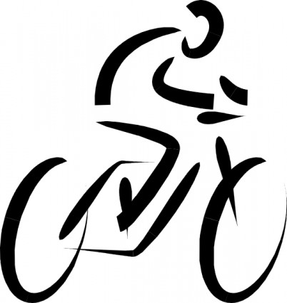 clip art de bicicleta ejercicio