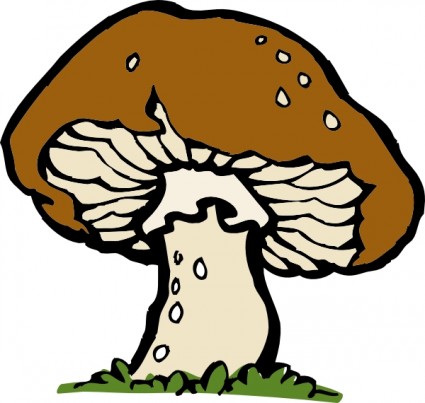 大蘑菇剪貼畫