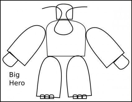 Big Transformer Hero Clip Art