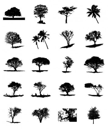 Big Tree Silhouette vektor
