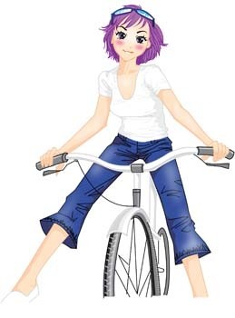 เวกเตอร์กีฬาจักรยาน