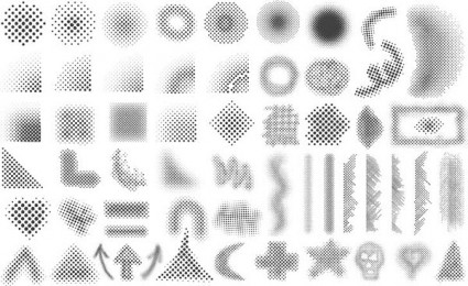 elementi di design in bianco e nero serie rete grafica vettoriale
