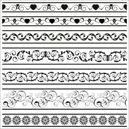 vector de patrones blanco y negro