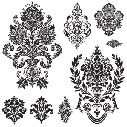 Black And White Patterns Vector
