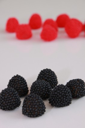 Black Blackberries Candy