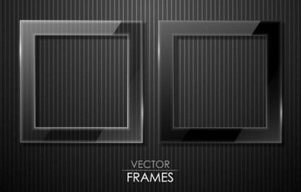 schwarzen cool Rahmen Vektor
