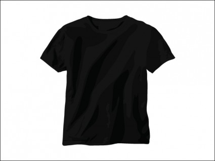 黑色 t 恤