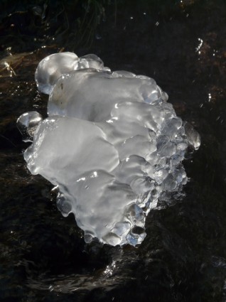 얼음 eiskristalle 얼음 블록
