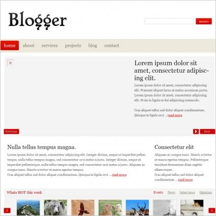 plantilla blogger