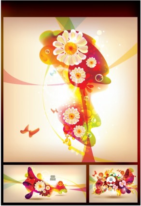Blossoming Patterns Vector