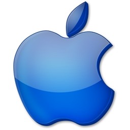 Голубое яблоко apple