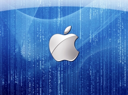 komputer apple apple biru wallpaper