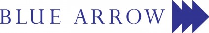 logotipo de seta azul