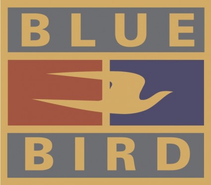 logo uccello blu
