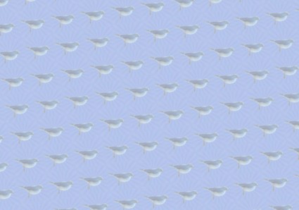 Blue Bird Seamless Tile Background