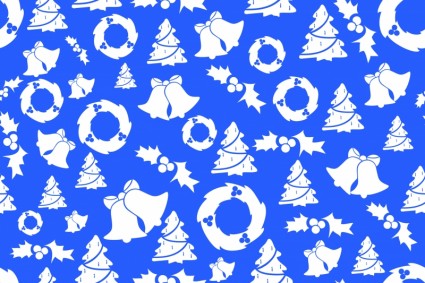 Natale sfondo blu