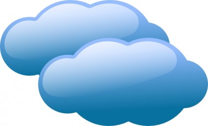 awan biru clip art